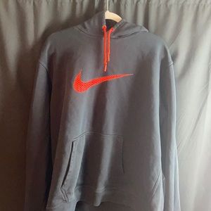 Black and Red Nike Hoodie
